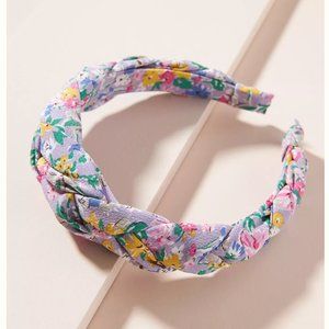 Anthropologie Braided Floral Headband